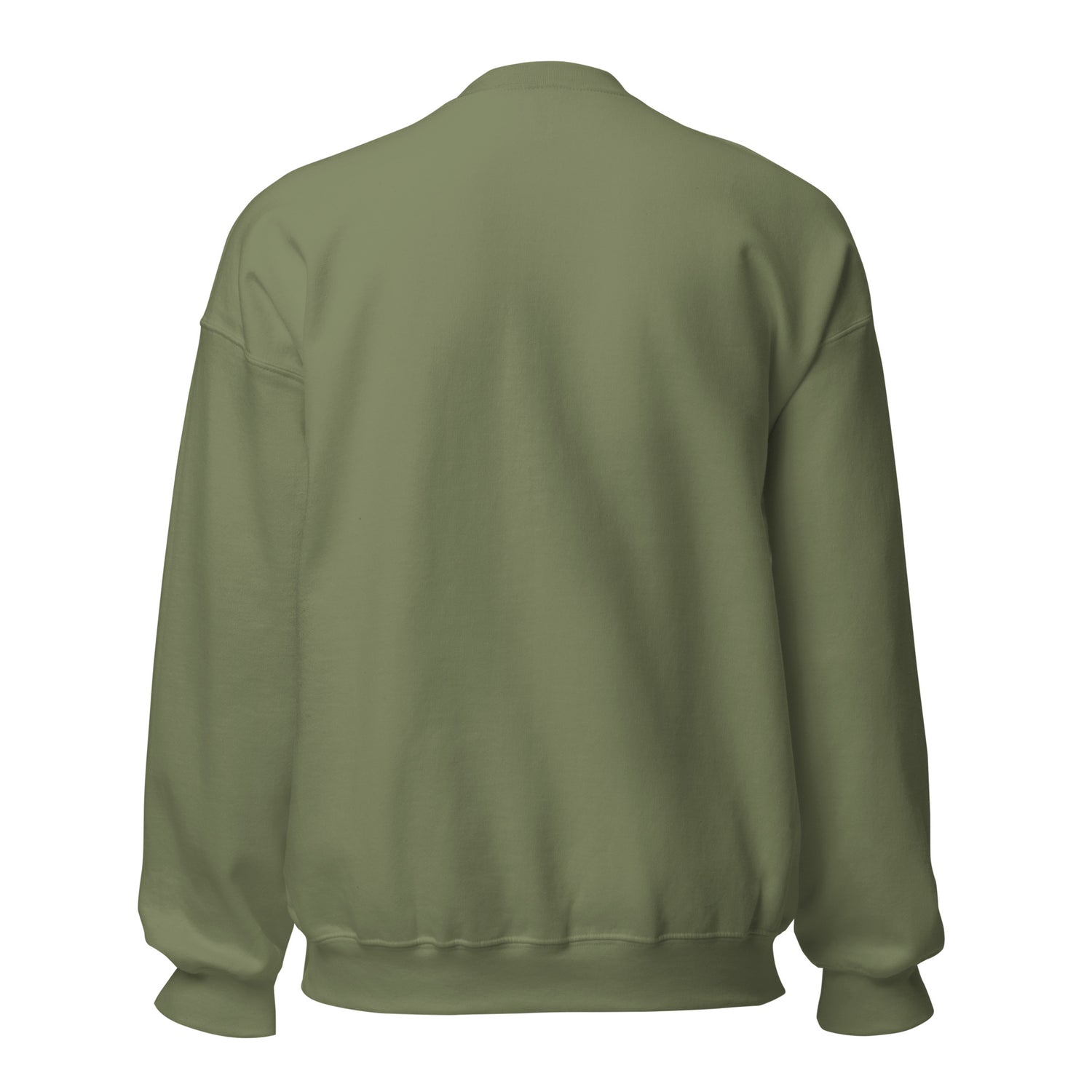 Gidget and Ginny Sweatshirt by Katie Van Slyke - Military Green back