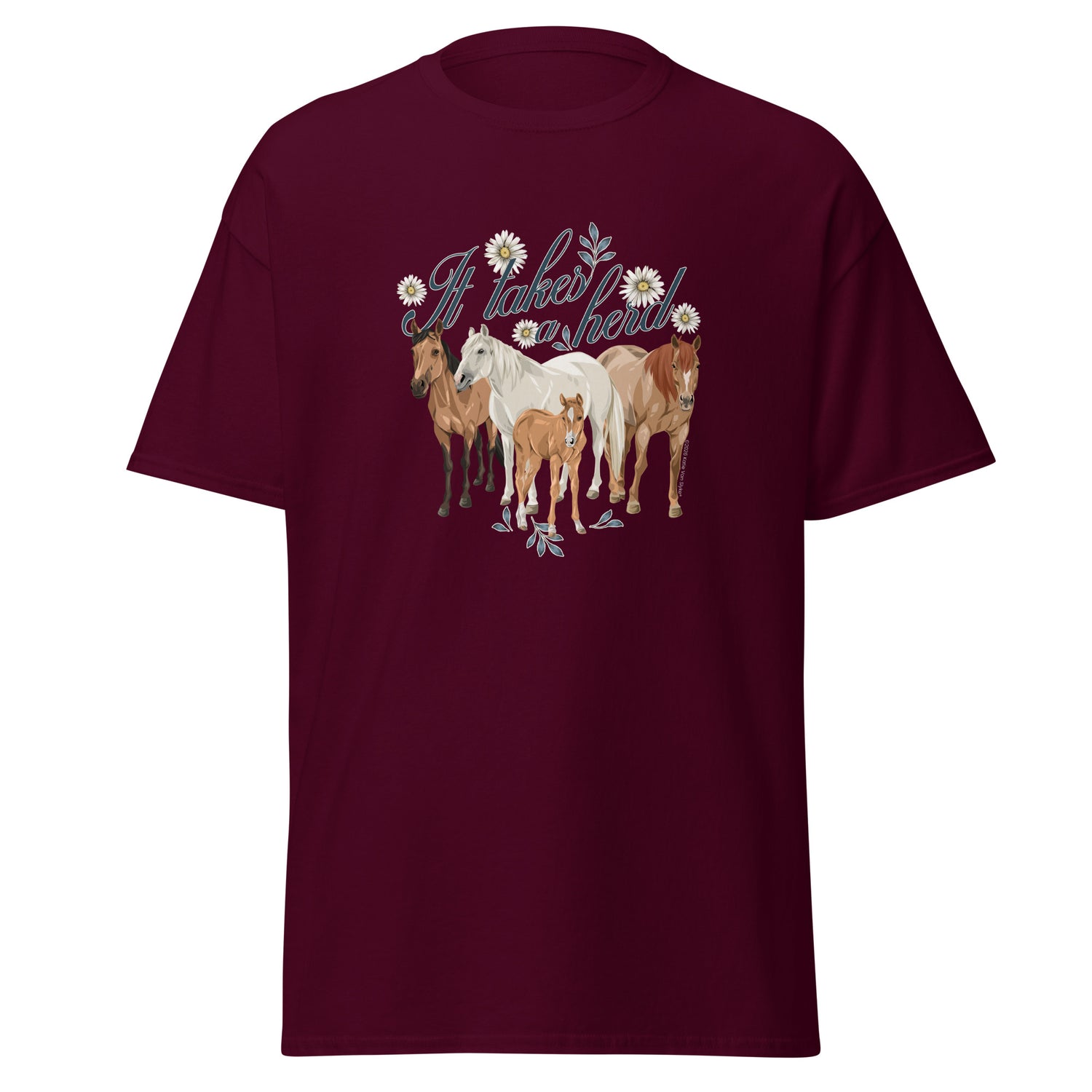 it-takes-a-herd-t-shirt-by-katie-van-slyke-maroon