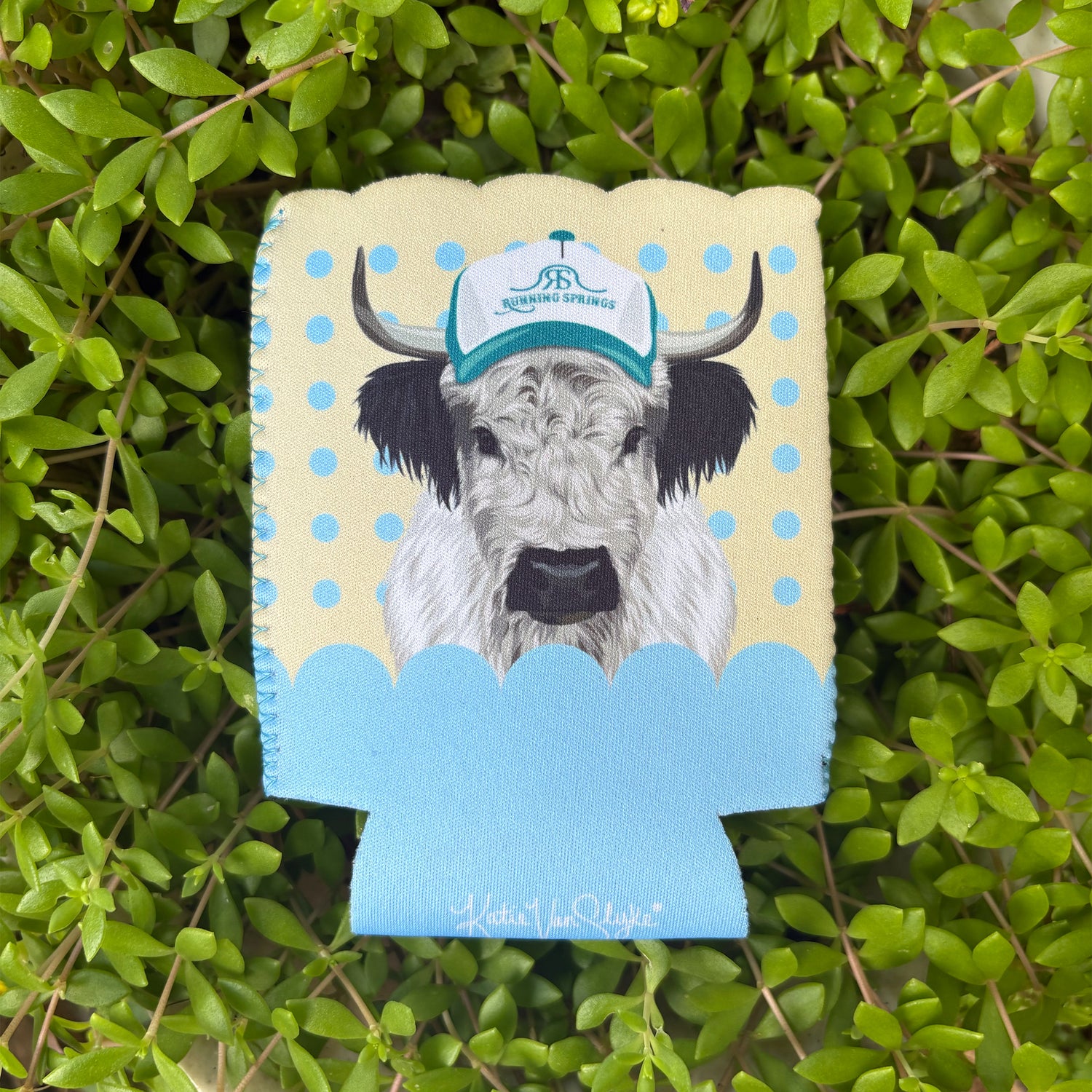 Farm Friends Can Cooler 4-Pack by Katie Van Slyke - cow