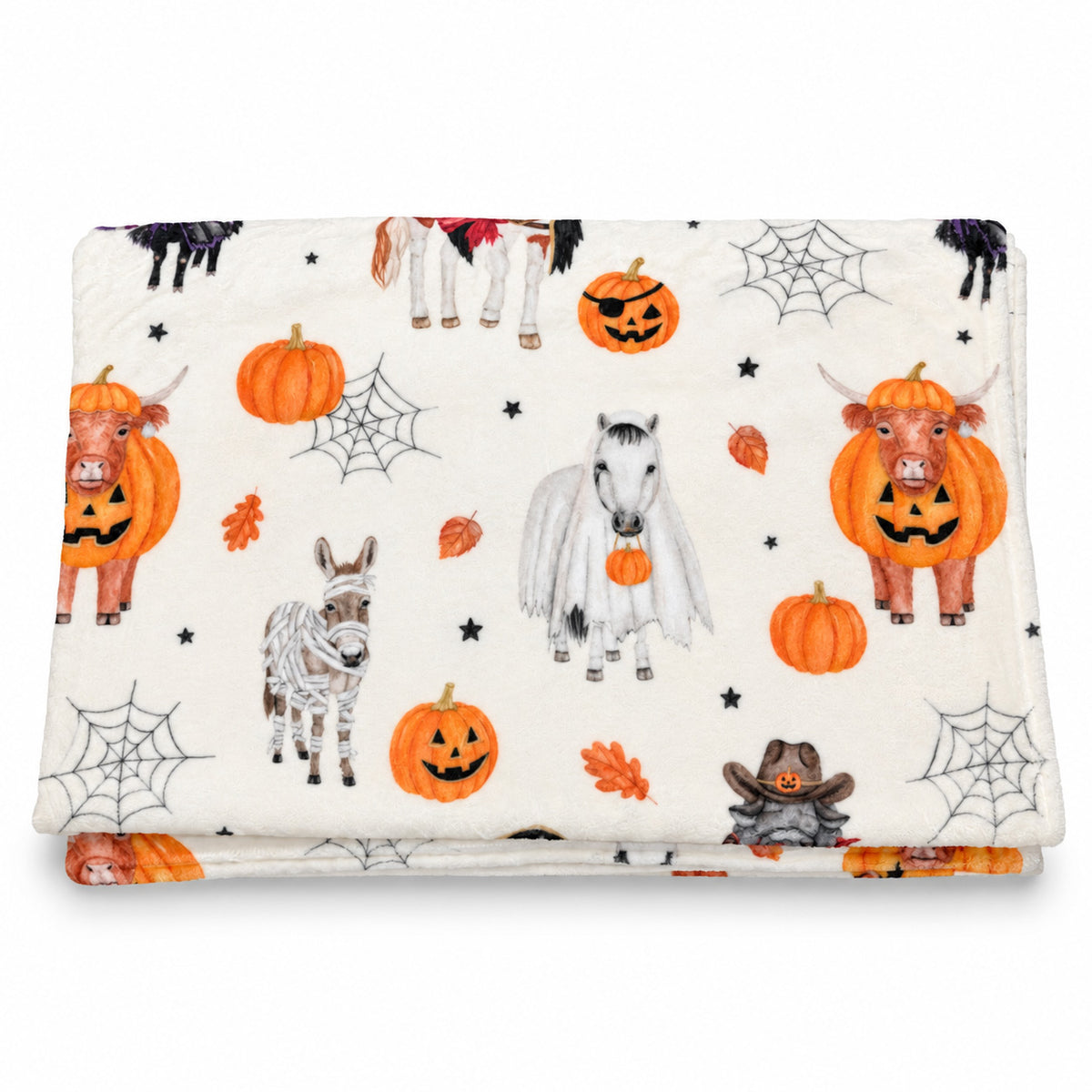 Spooky Crew Plush Blanket by Katie Van Slyke®