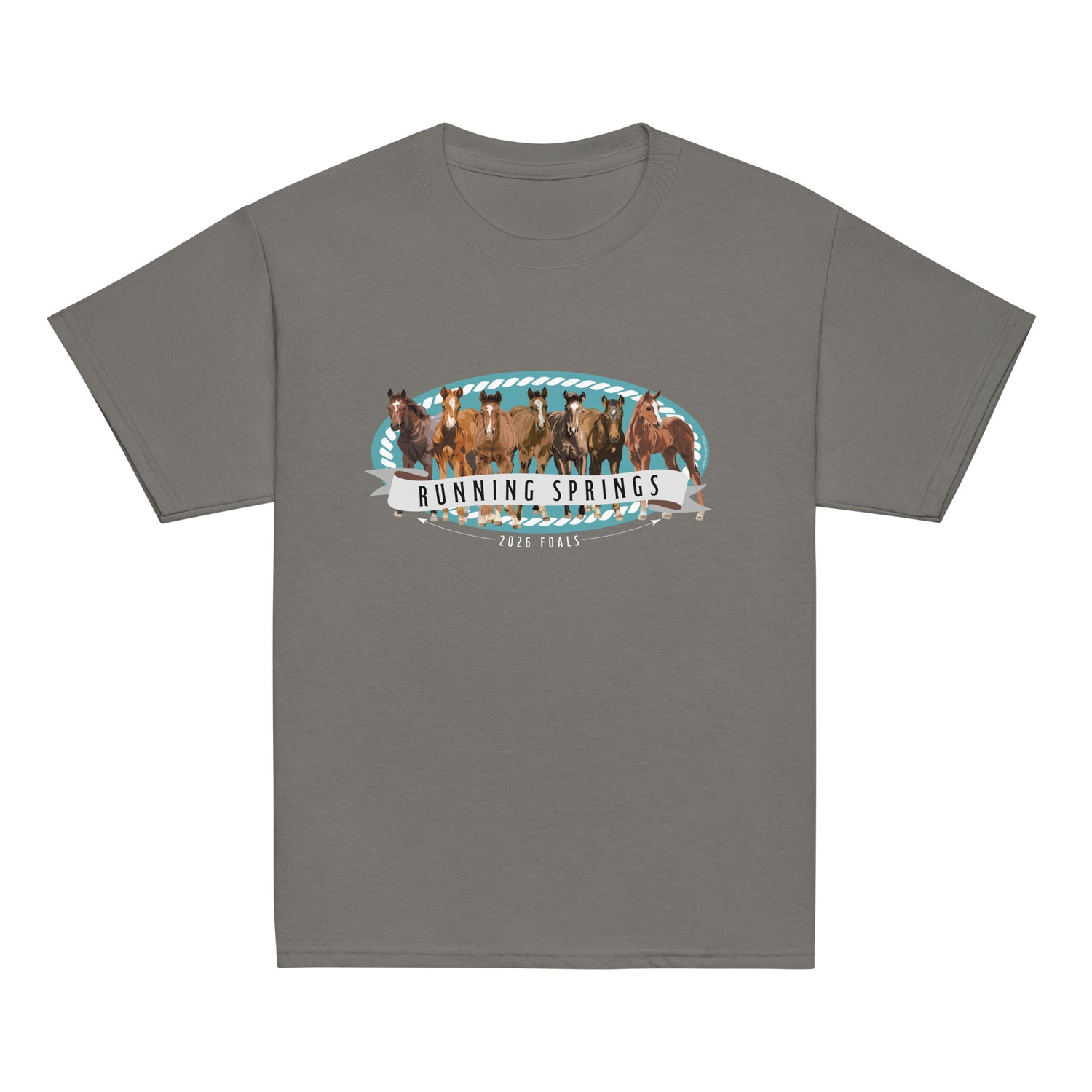 KIDS 2026 Foals Lineup T-Shirt by Katie Van Slyke - charcoal