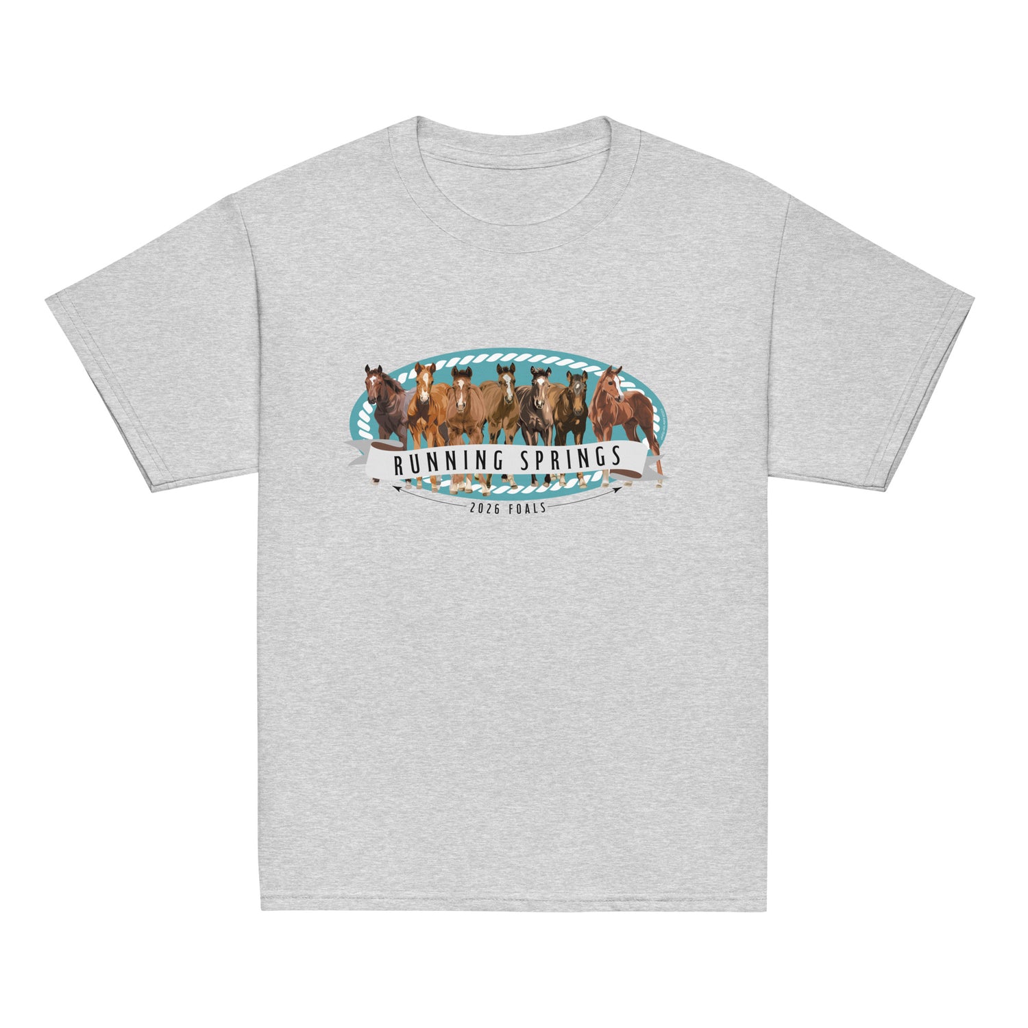 KIDS 2026 Foals Lineup T-Shirt by Katie Van Slyke - sport grey