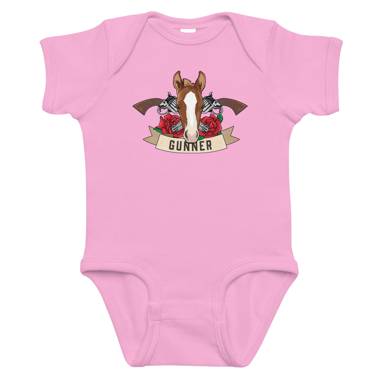 kids-gunner-onesie-by-katie-van-slyke-pink
