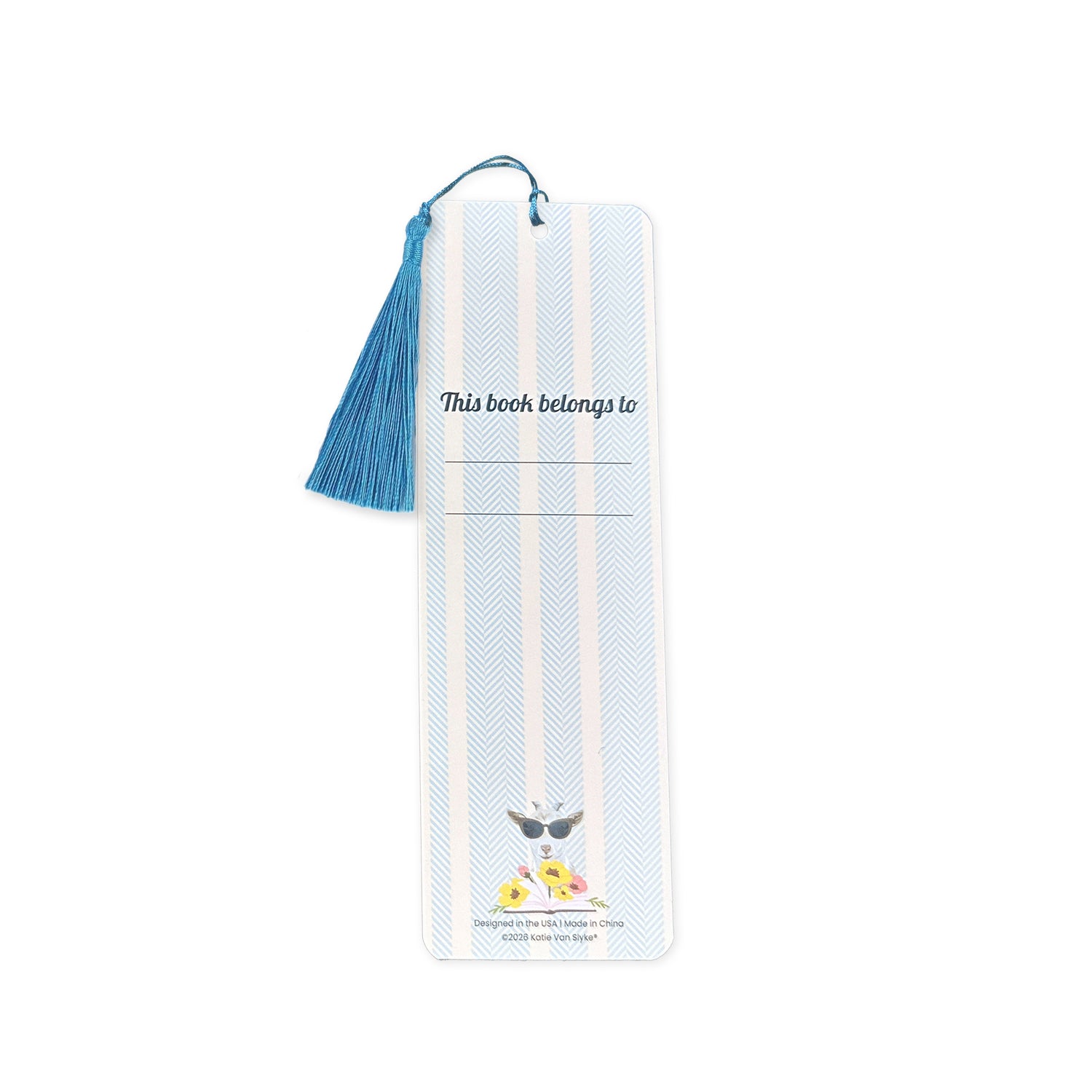 Mini School Bookmark by Katie Van Slyke - back