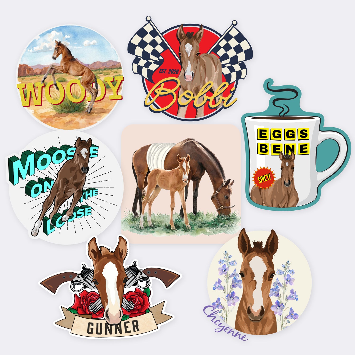 kvs-foals-stickers-7pk