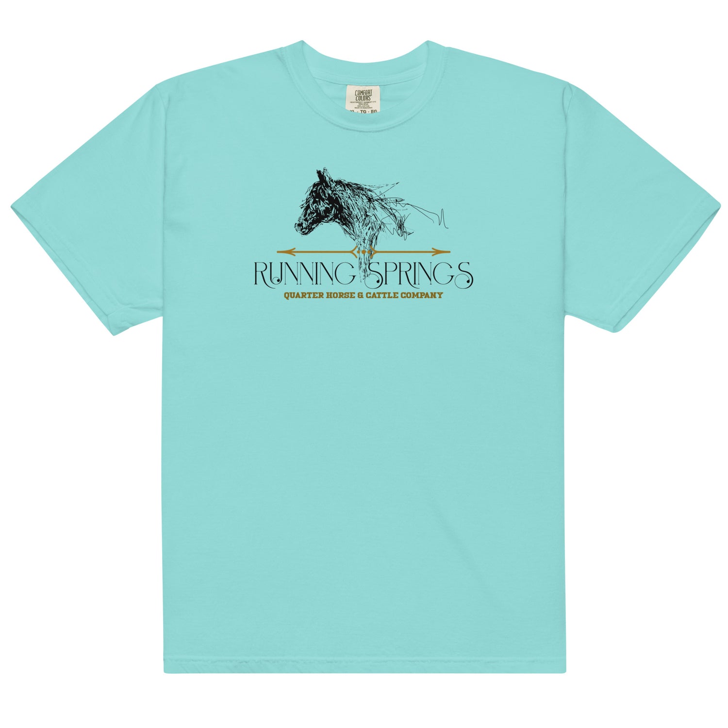 Queen Beyonce T-Shirt by Terri Van Slyke - Lagoon Blue