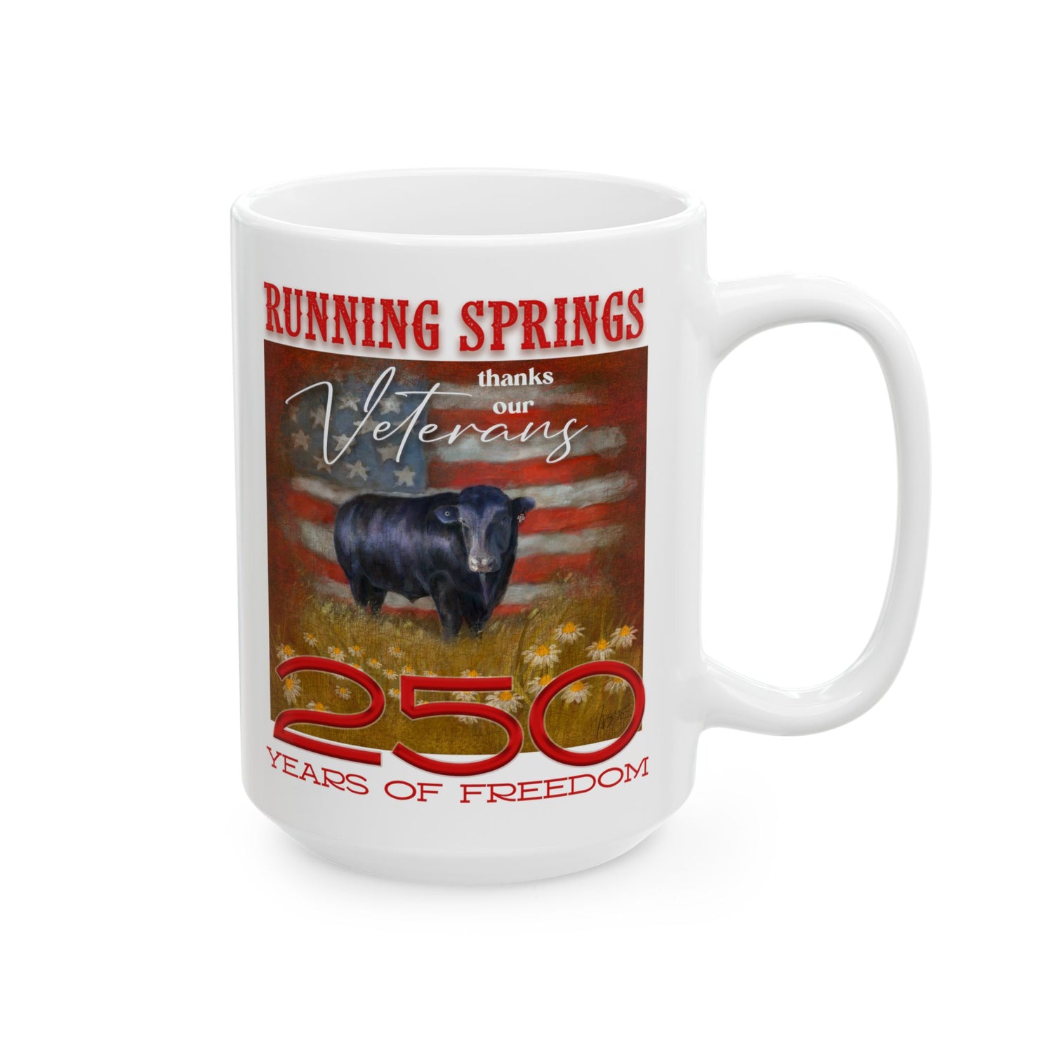 Running Springs 250 Mugs by Terri Van Slyke - 15oz right