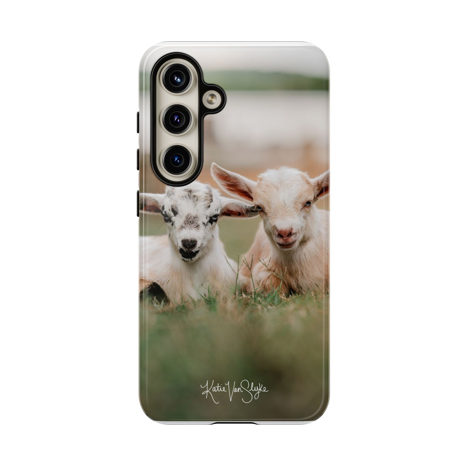 Mini Goats Phone Cases by Katie Van Slyke