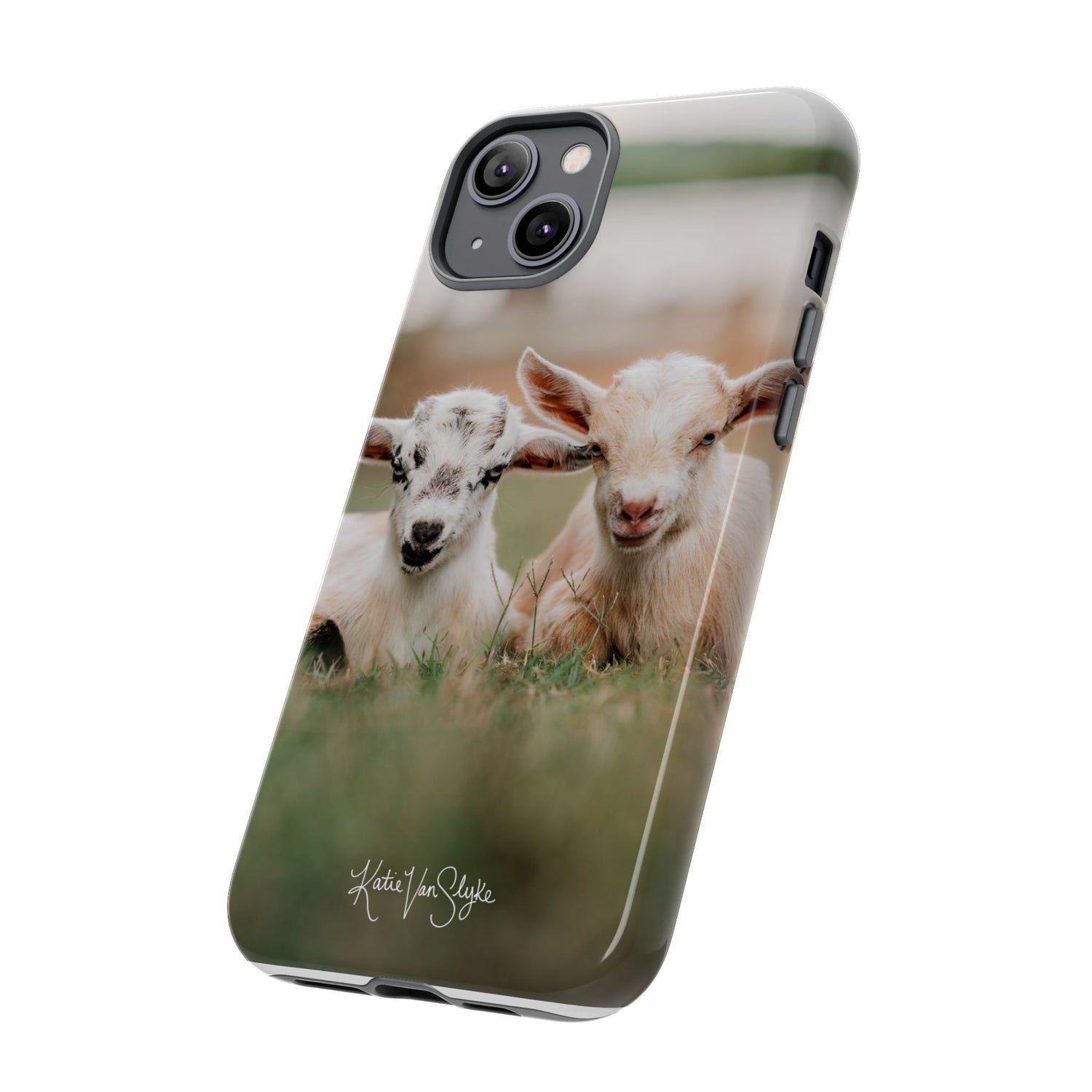 Mini Goats Phone Cases by Katie Van Slyke