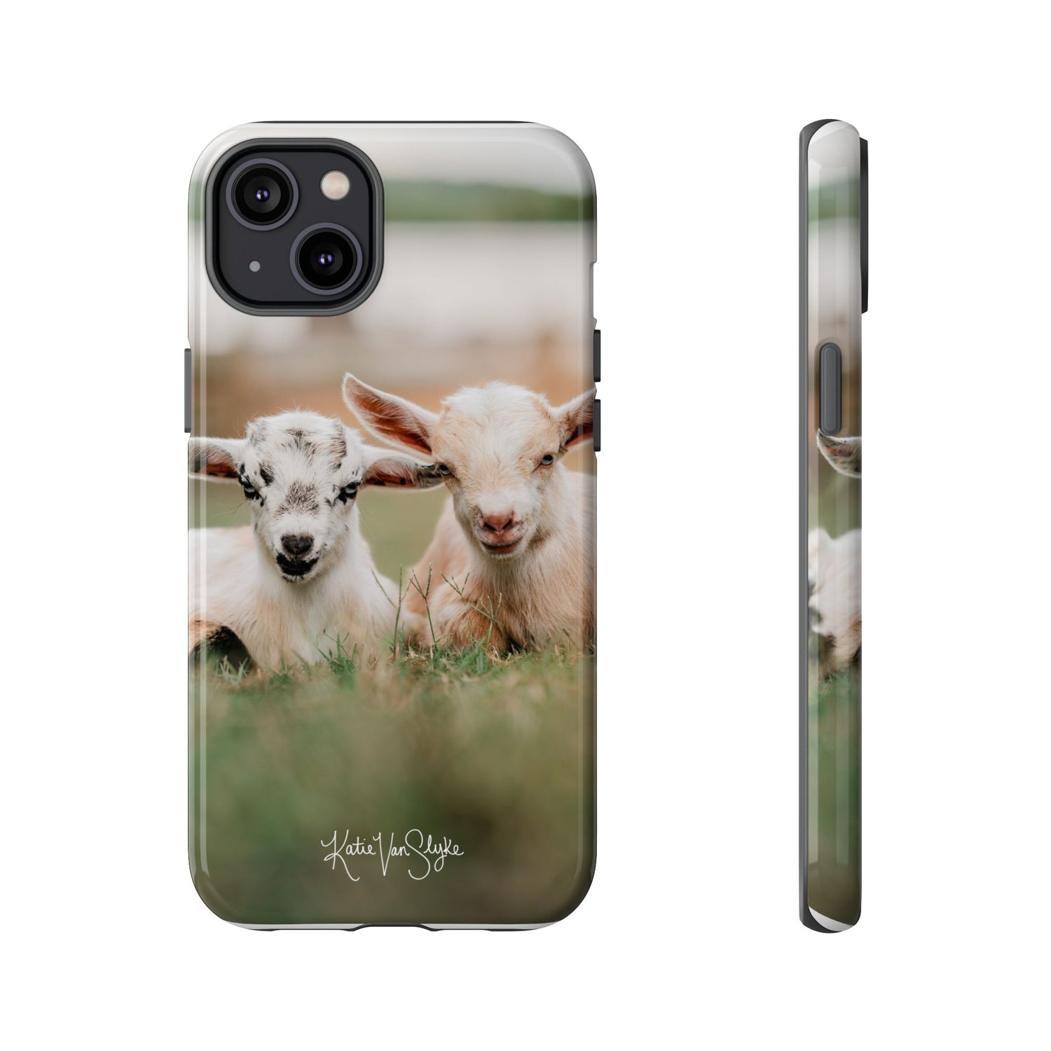 Mini Goats Phone Cases by Katie Van Slyke