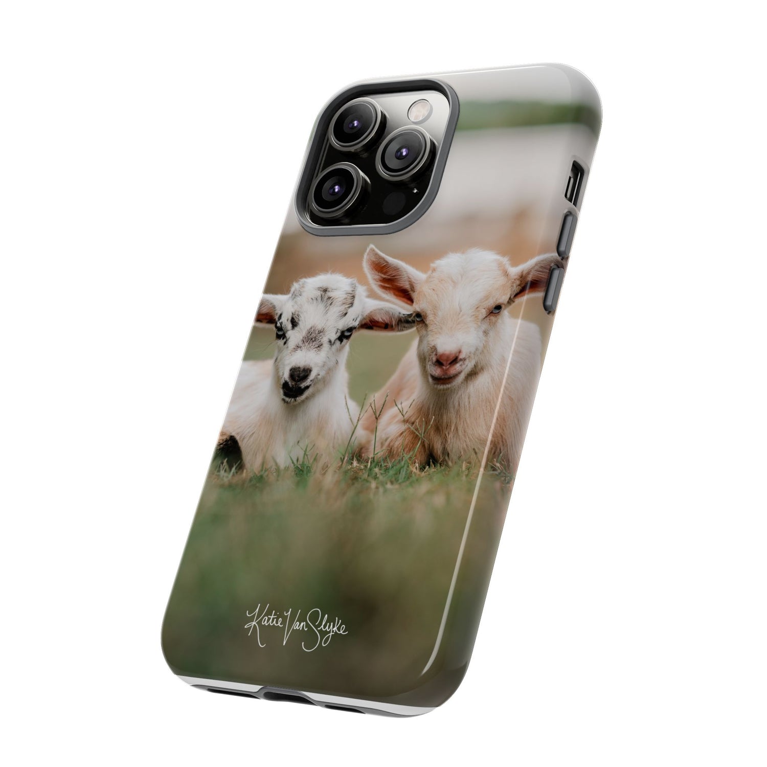 Mini Goats Phone Cases by Katie Van Slyke