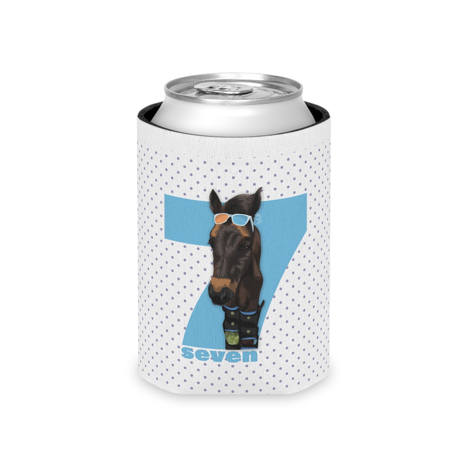 Shady Seven Koozie by Katie Van Slyke