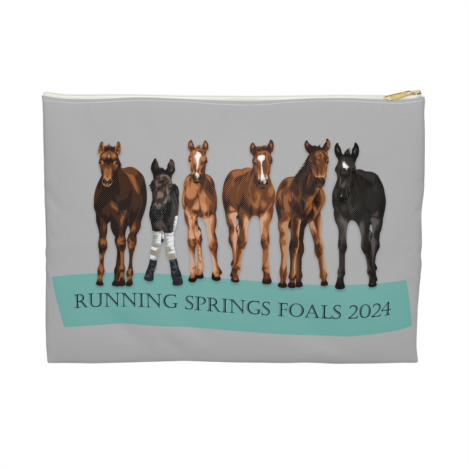 Running Springs 2024 Foals Accessory Pouch by Katie Van Slyke