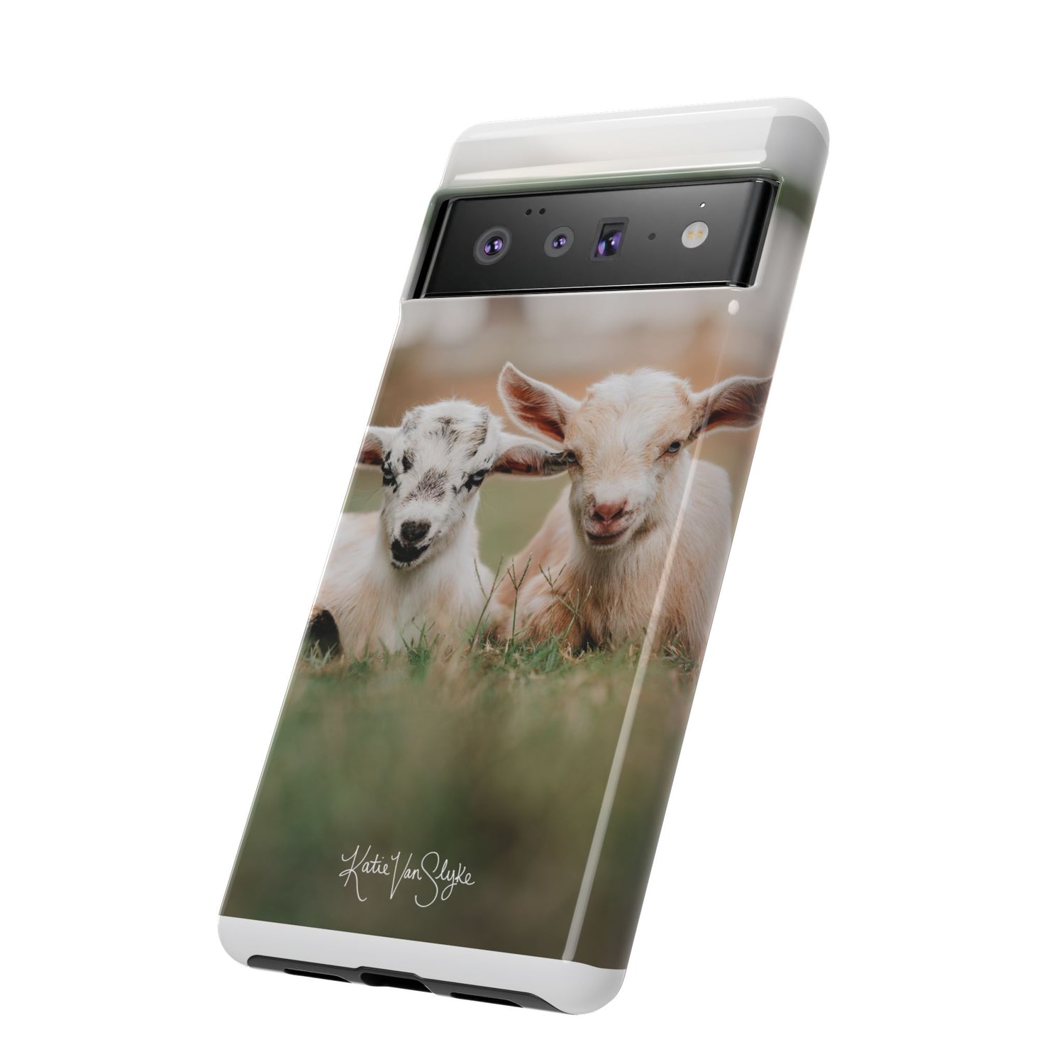 Mini Goats Phone Cases by Katie Van Slyke