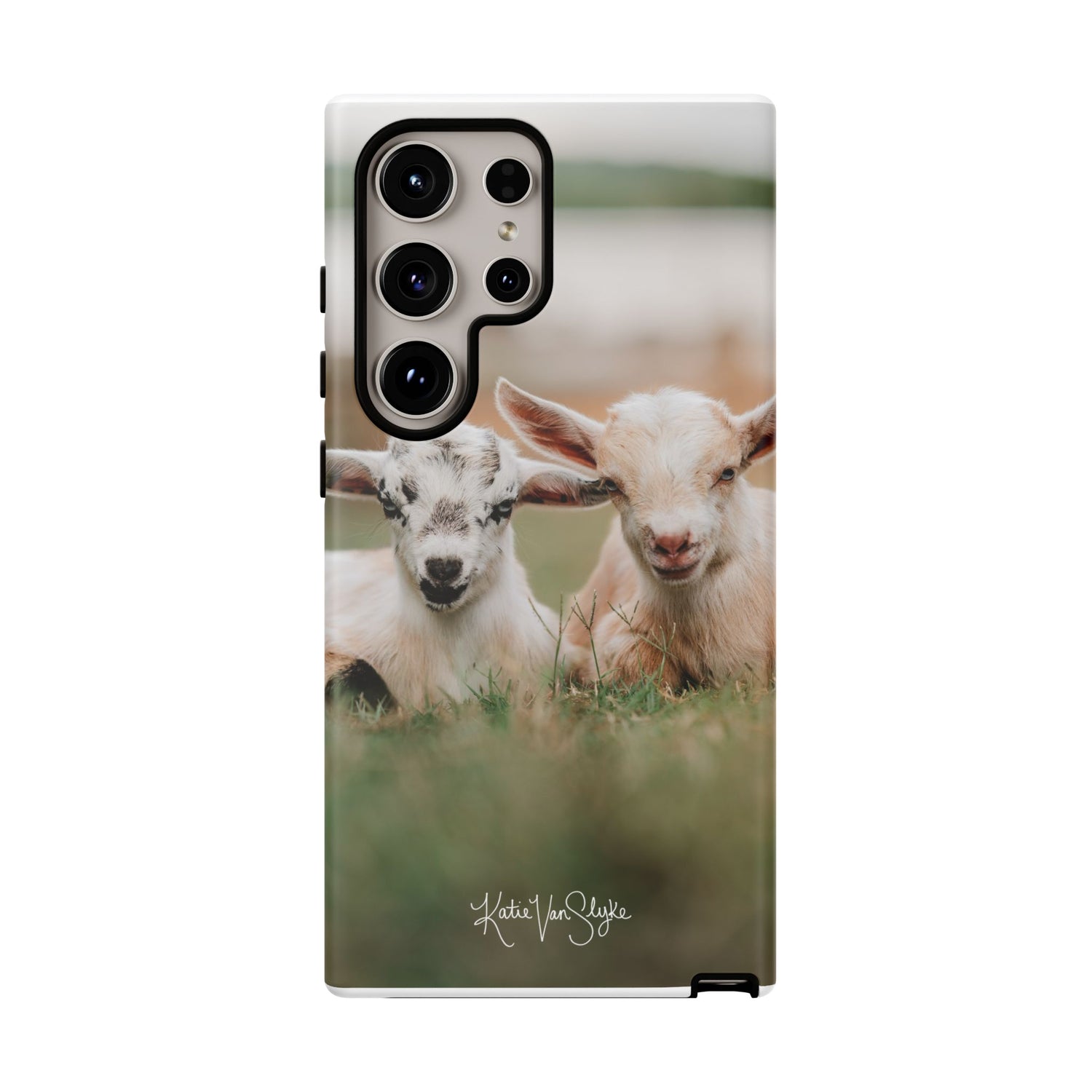 Mini Goats Phone Cases by Katie Van Slyke