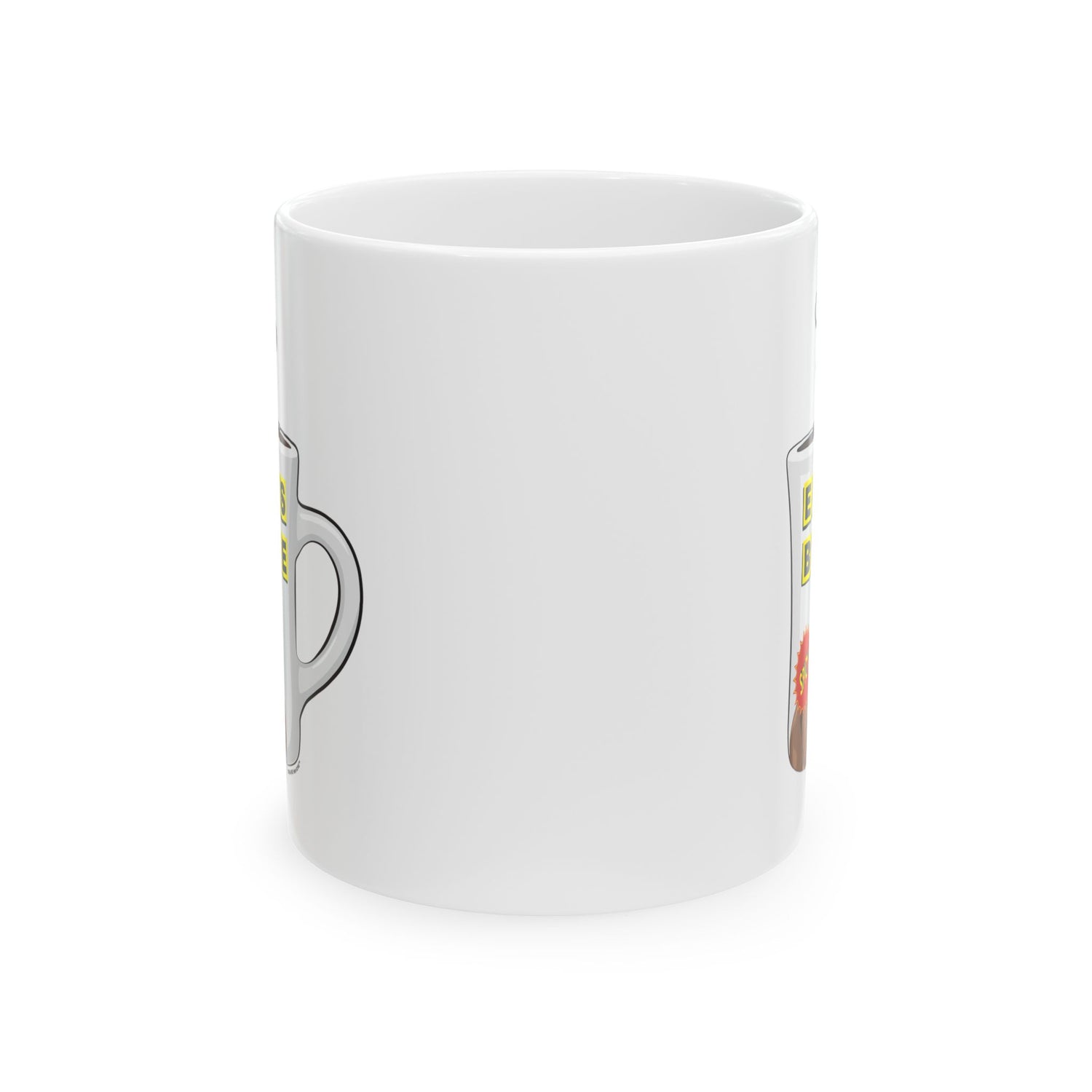 Eggs Benedict Mugs by Katie Van Slyke - side