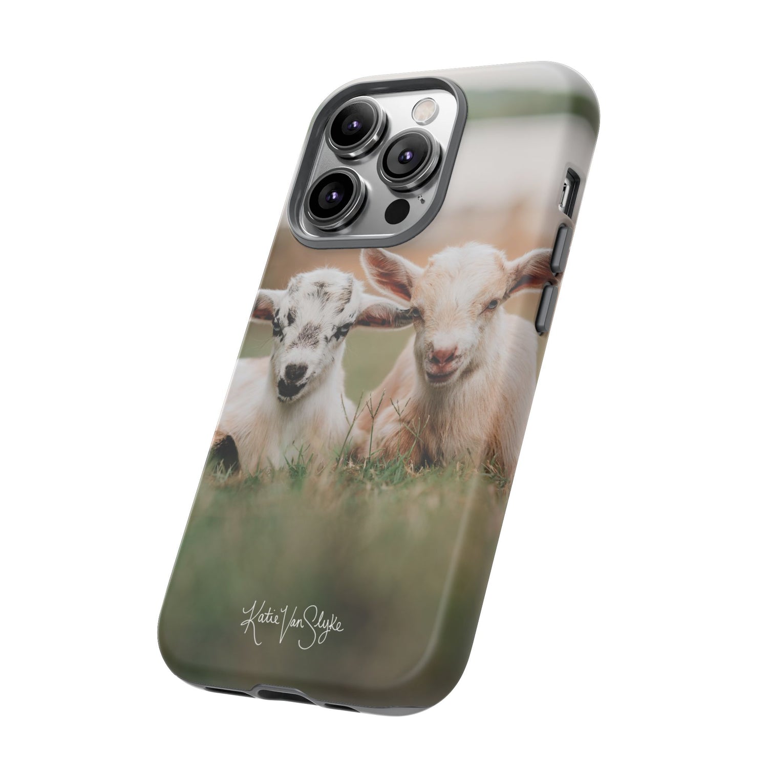 Mini Goats Phone Cases by Katie Van Slyke