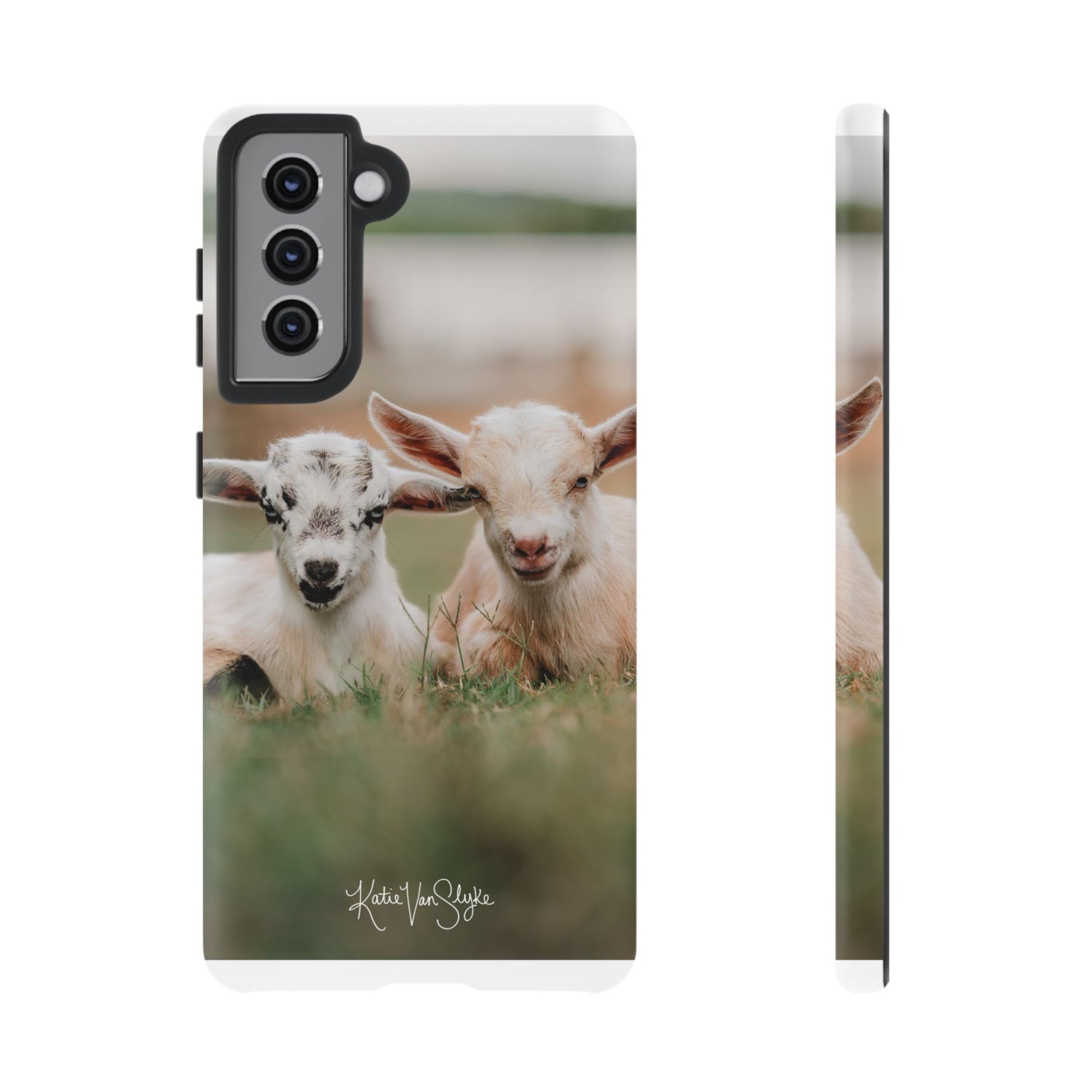 Mini Goats Phone Cases by Katie Van Slyke