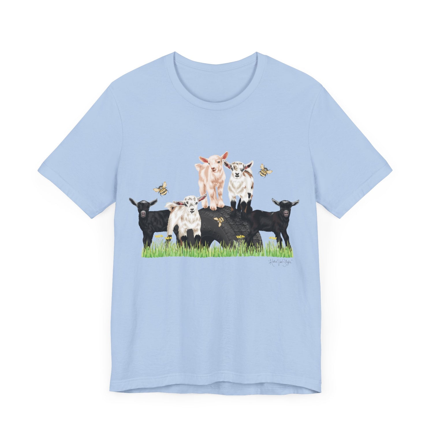 Busy Little Bees T-Shirt by Katie Van Slyke