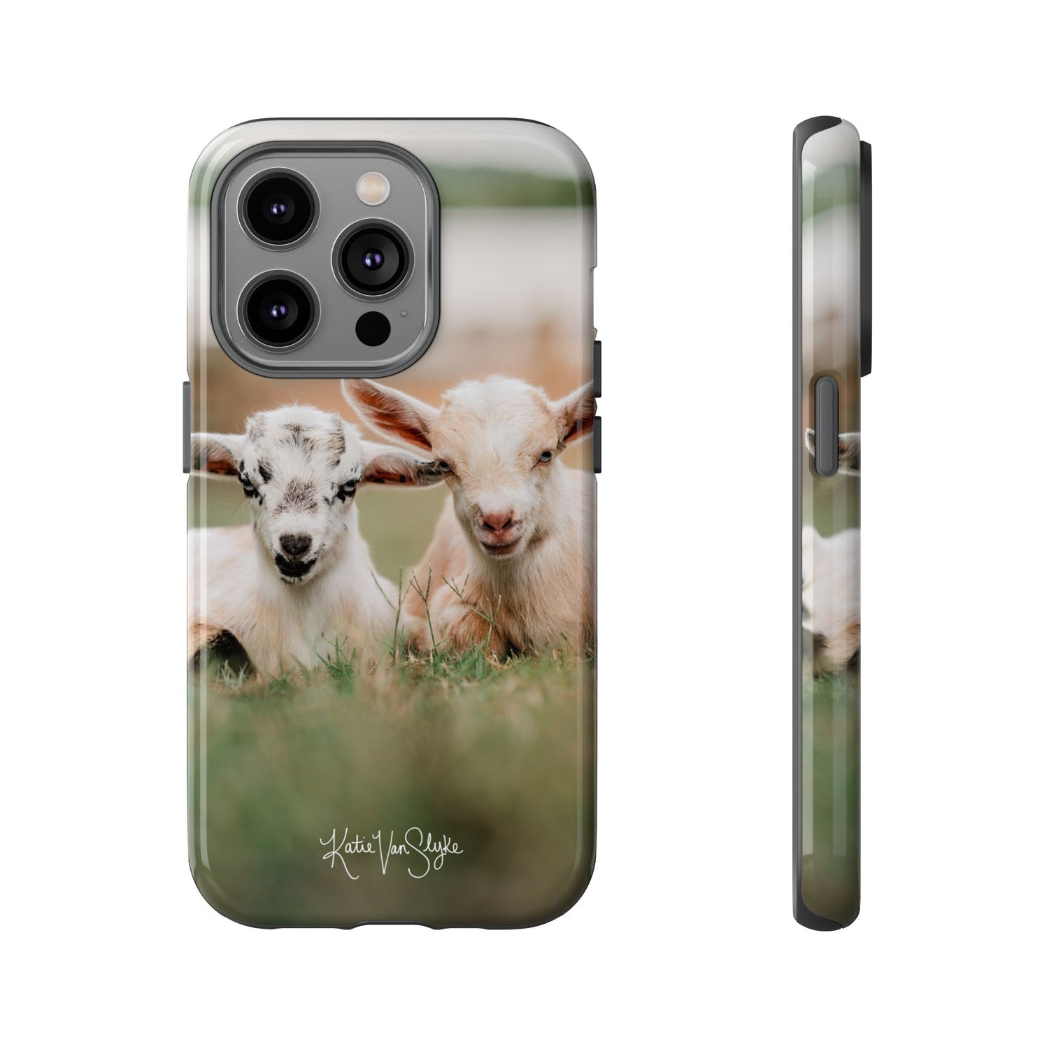 Mini Goats Phone Cases by Katie Van Slyke