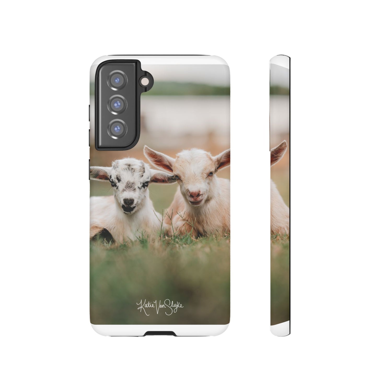 Mini Goats Phone Cases by Katie Van Slyke