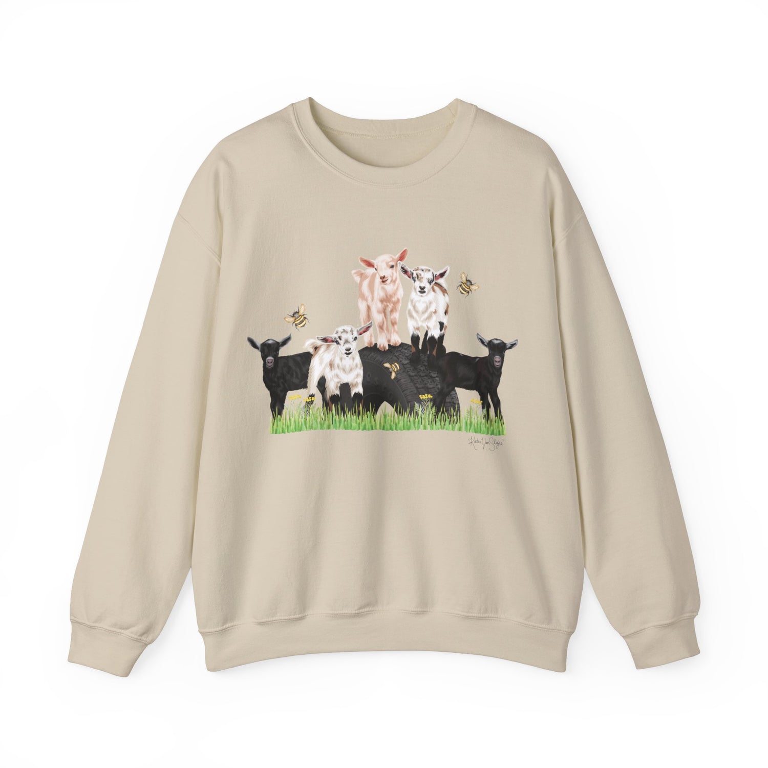 Busy Little Bees Sweatshirt by Katie Van Slyke