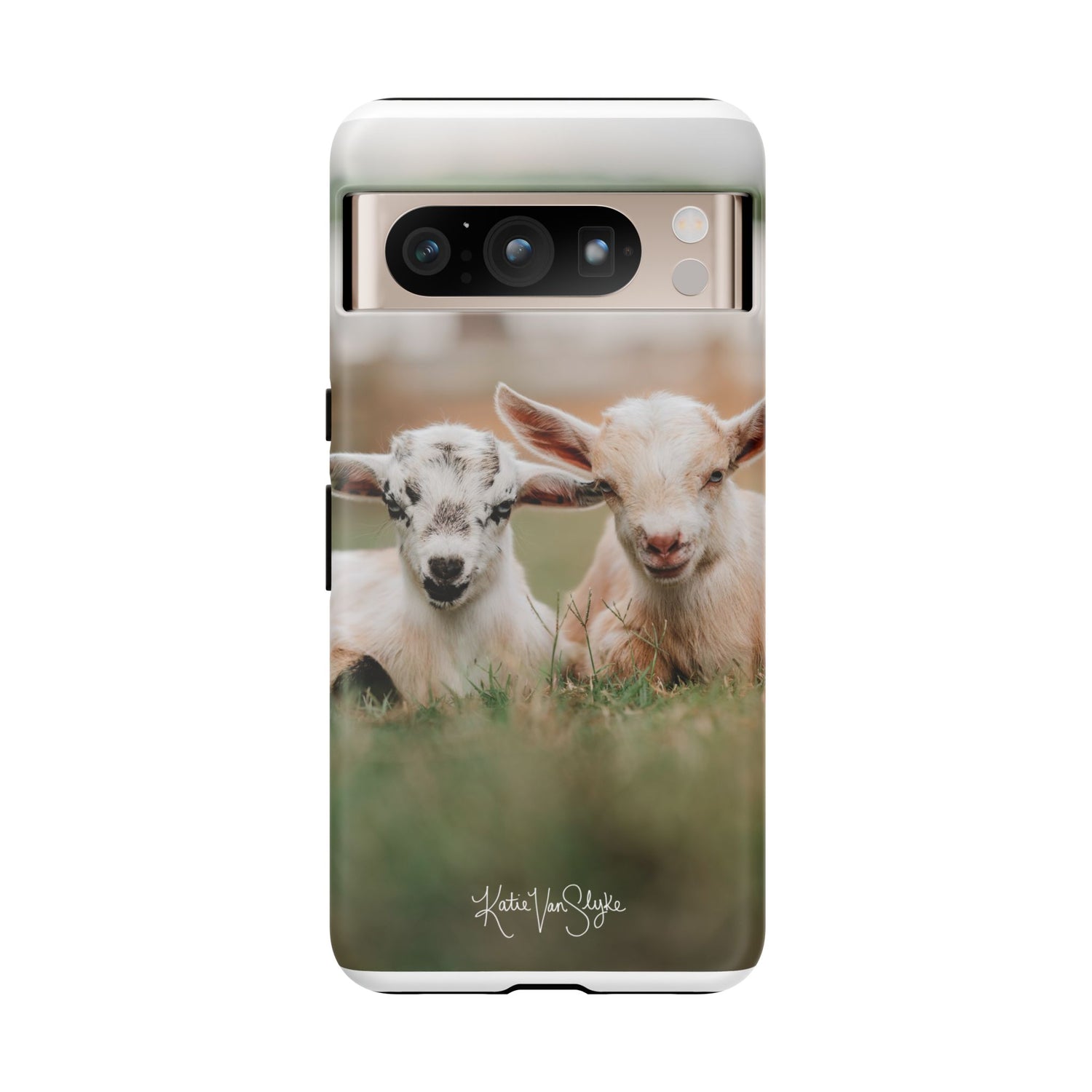 Mini Goats Phone Cases by Katie Van Slyke