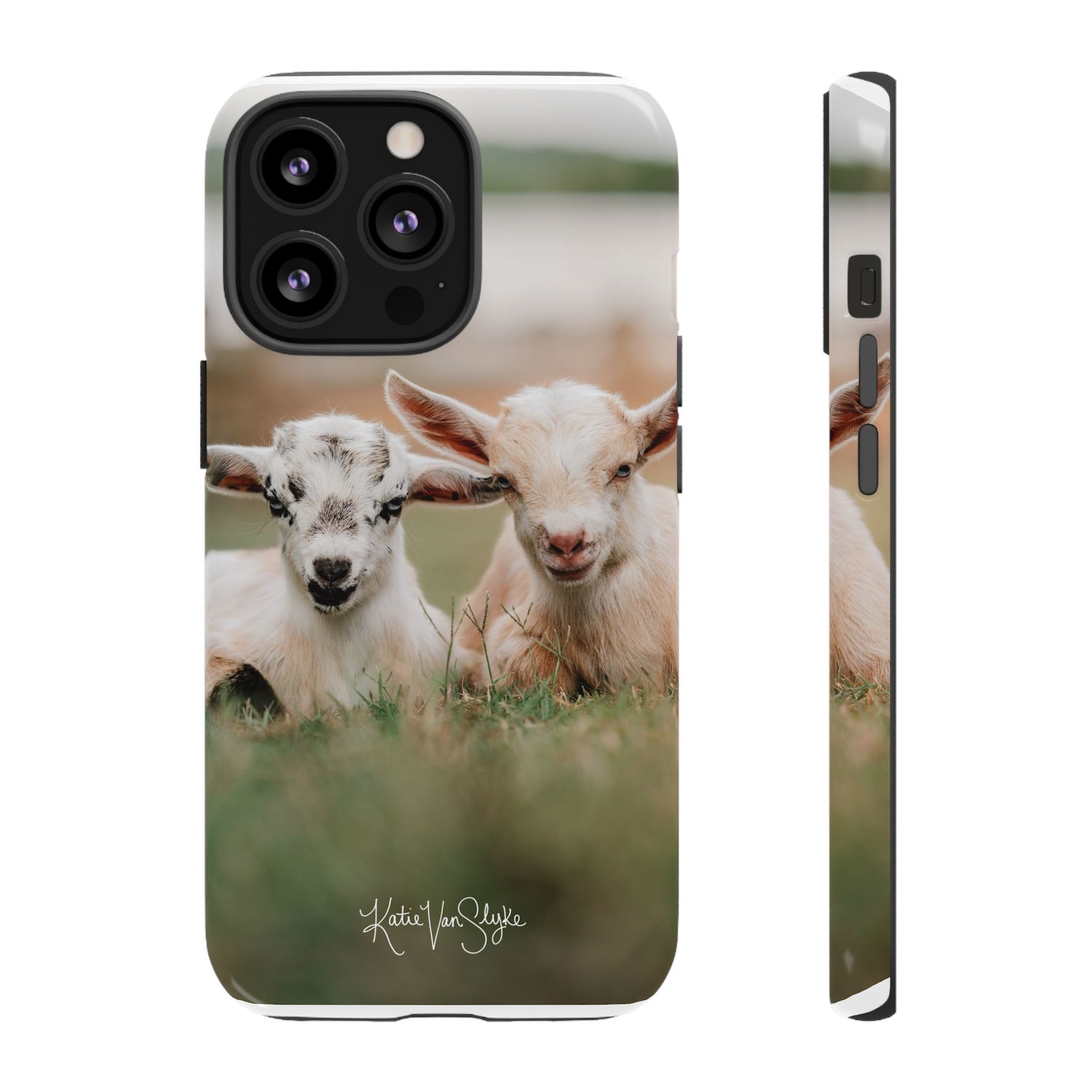 Mini Goats Phone Cases by Katie Van Slyke