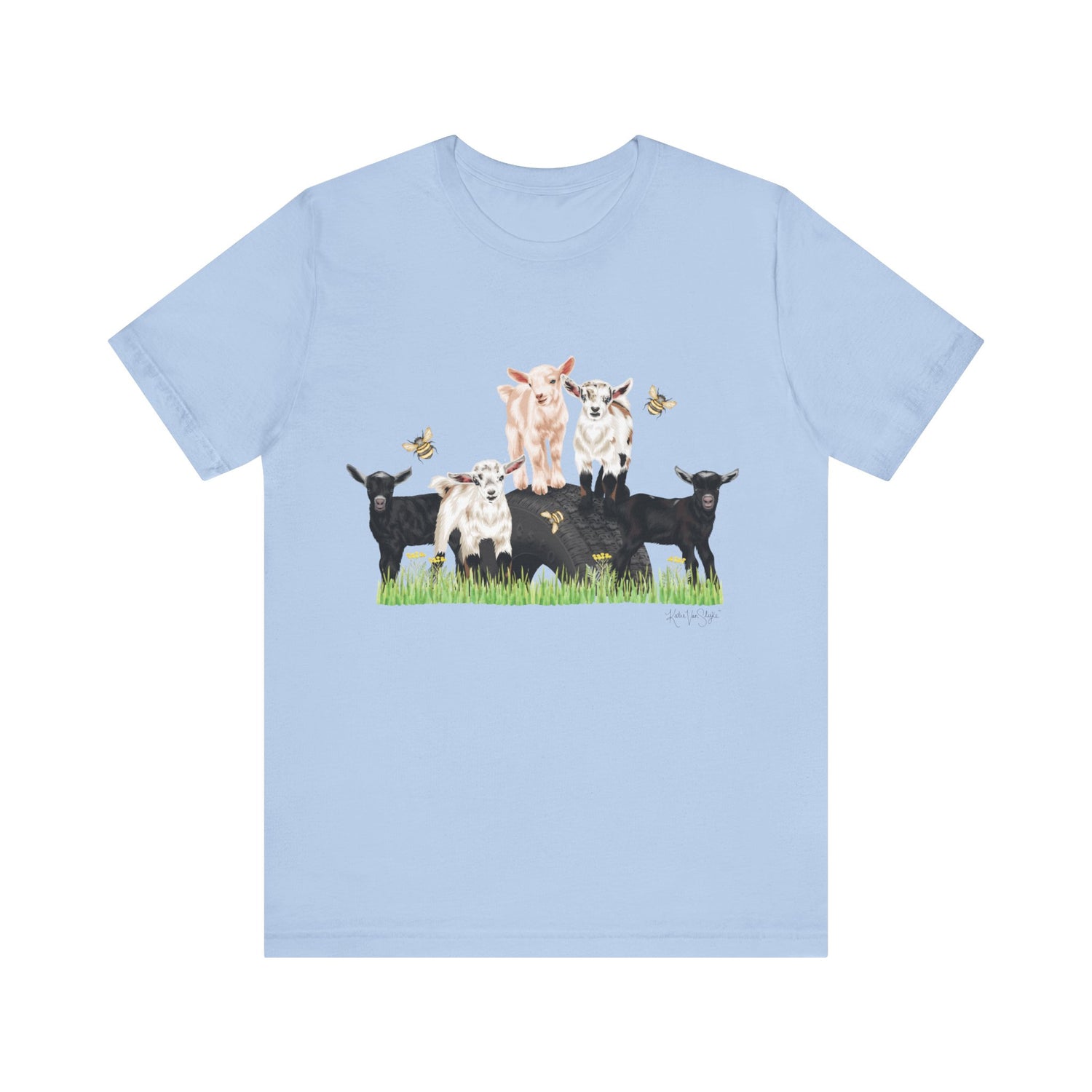 Busy Little Bees T-Shirt by Katie Van Slyke