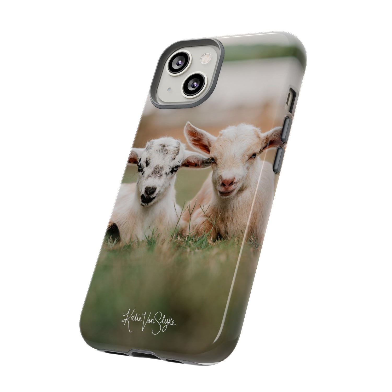 Mini Goats Phone Cases by Katie Van Slyke