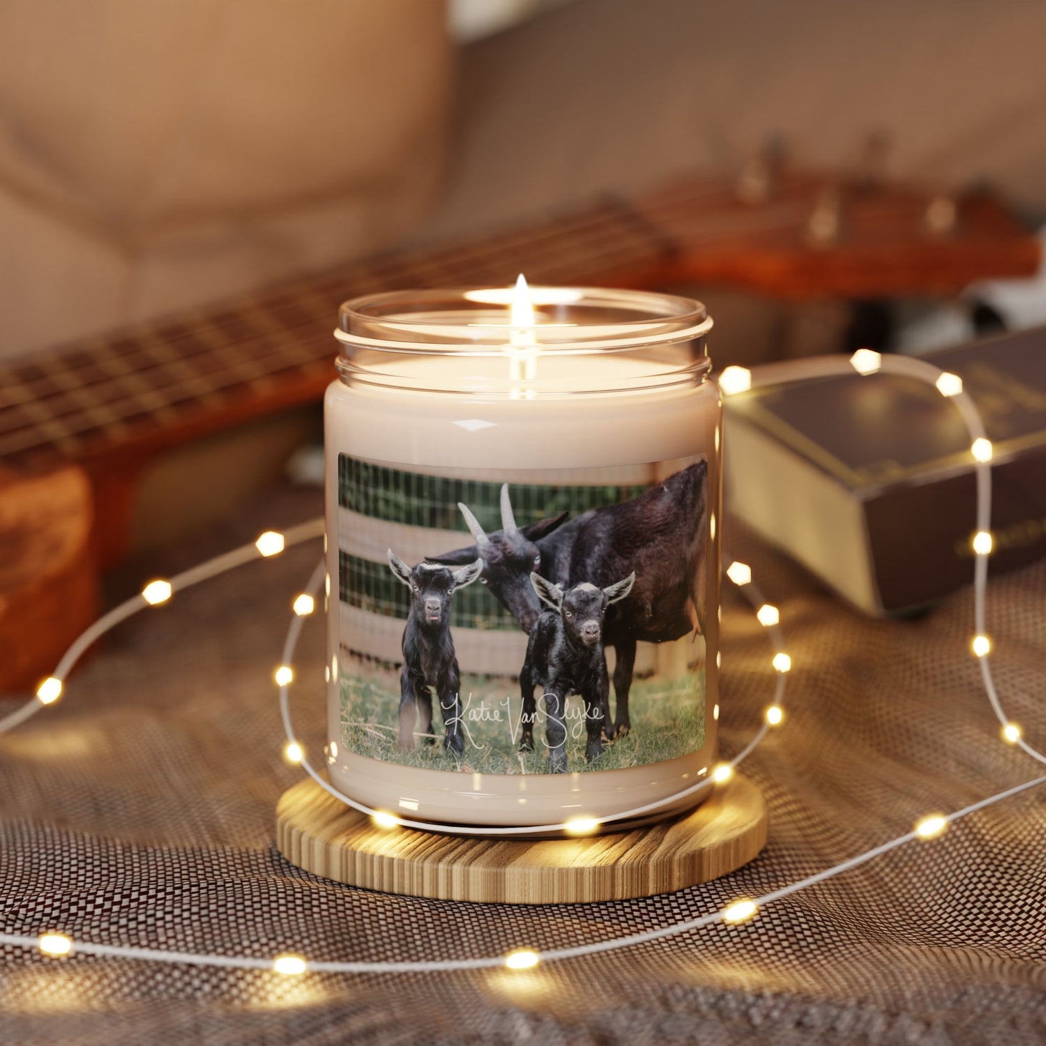 Mini Goats Candle by Katie Van Slyke