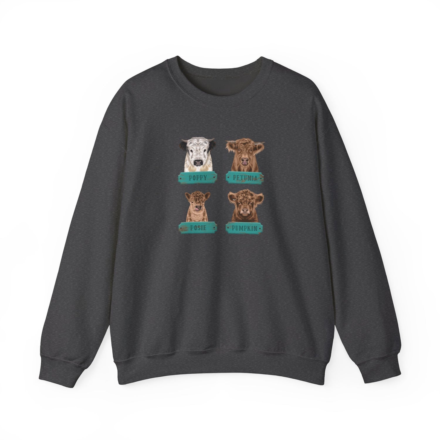 Mini Cows Sweatshirt by Katie Van Slyke