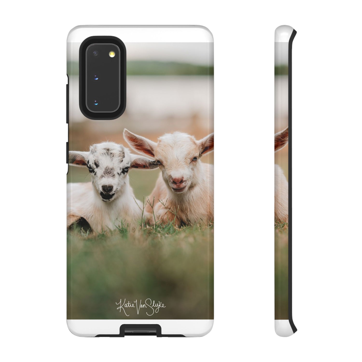 Mini Goats Phone Cases by Katie Van Slyke