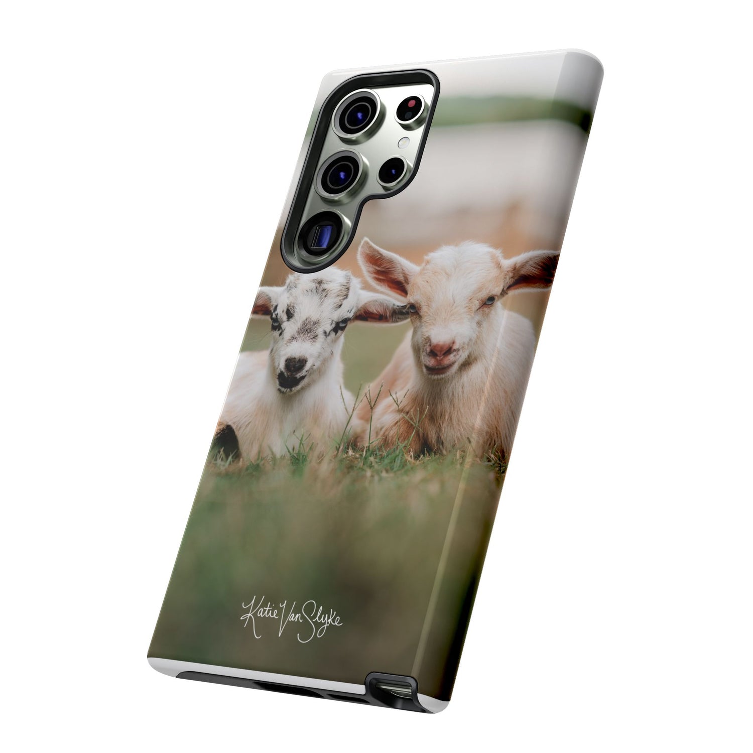 Mini Goats Phone Cases by Katie Van Slyke