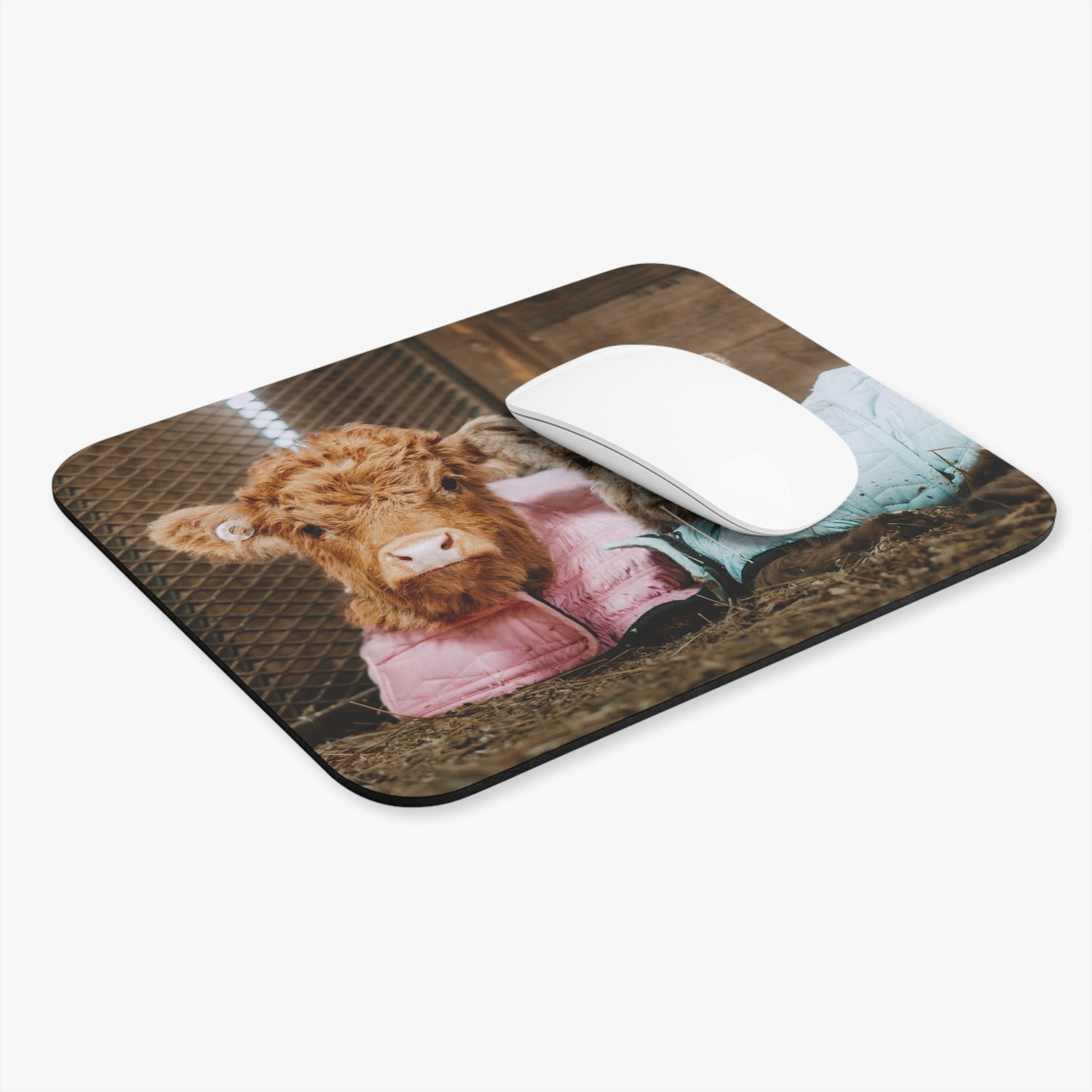 Posie and Pumpkin Mouse Pad