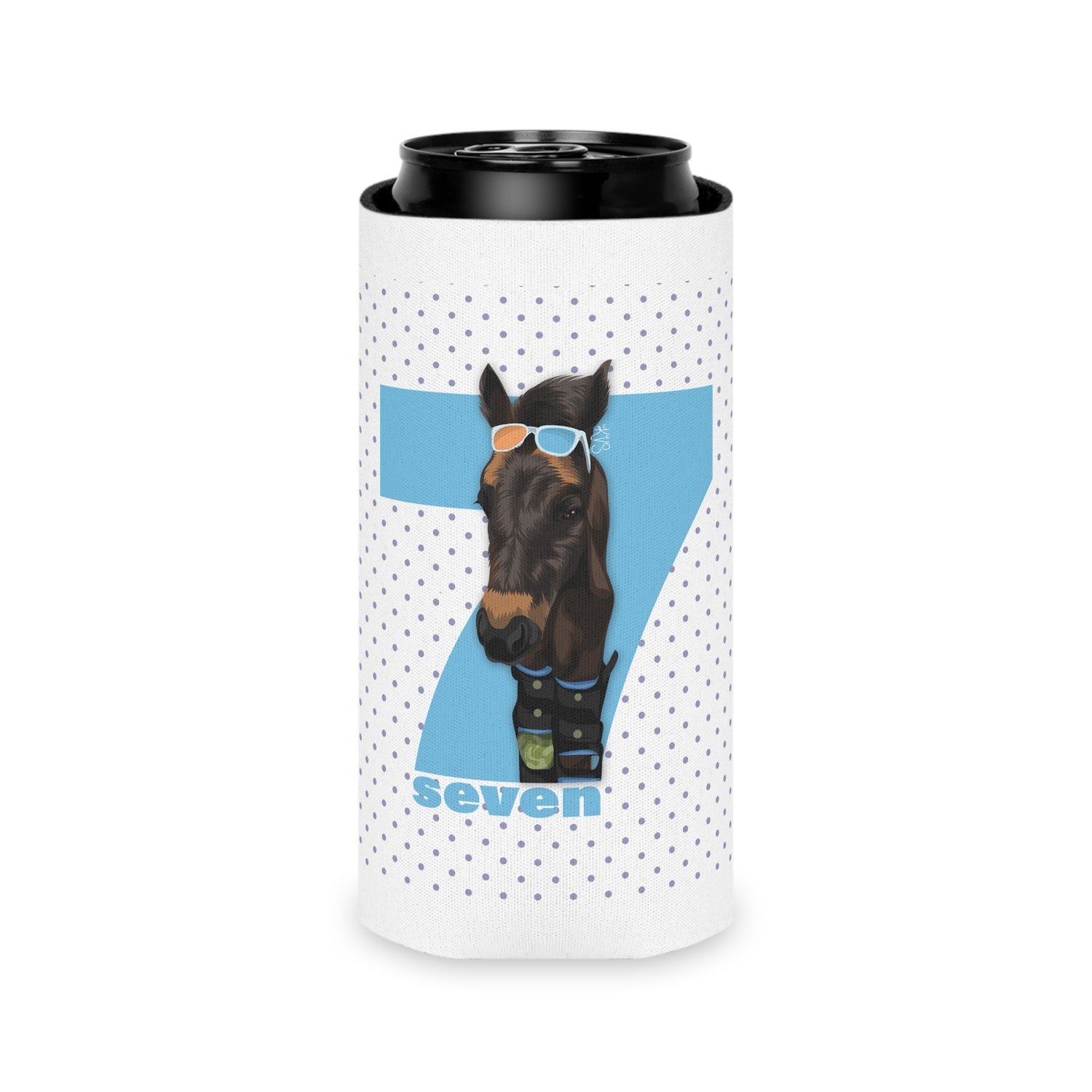 Shady Seven Koozie by Katie Van Slyke