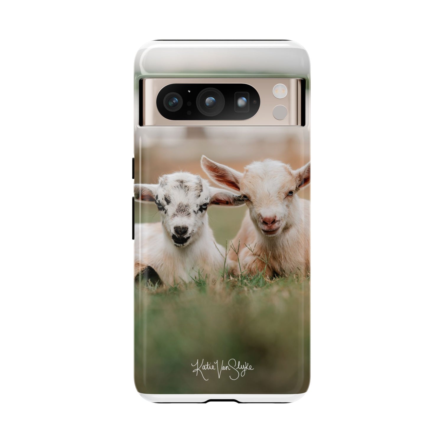 Mini Goats Phone Cases by Katie Van Slyke