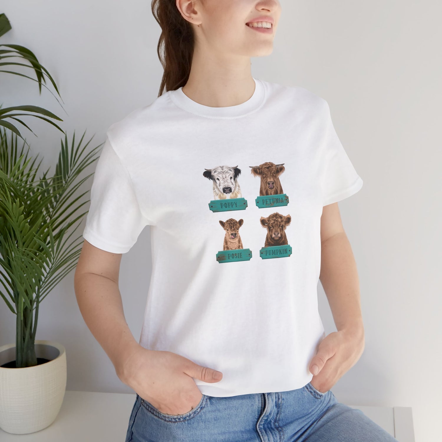 Mini Cows T-Shirt by Katie Van Slyke