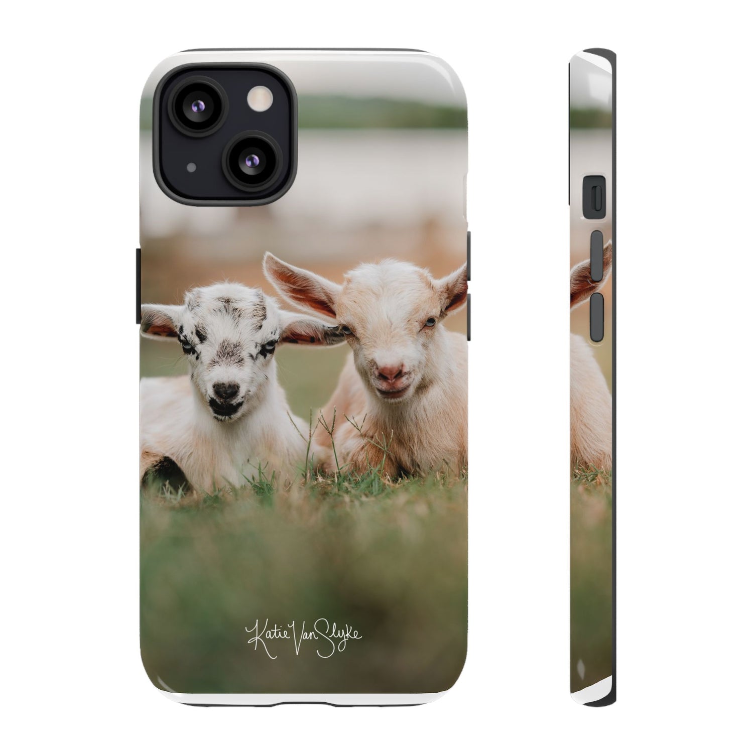 Mini Goats Phone Cases by Katie Van Slyke