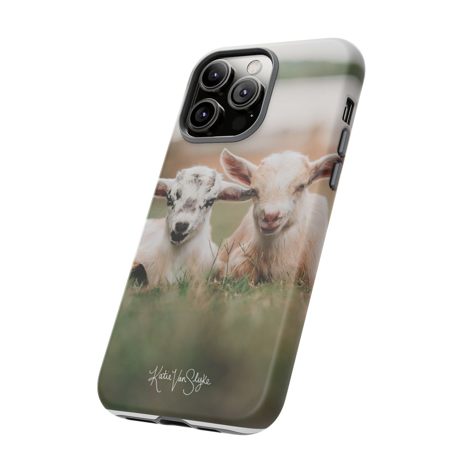 Mini Goats Phone Cases by Katie Van Slyke