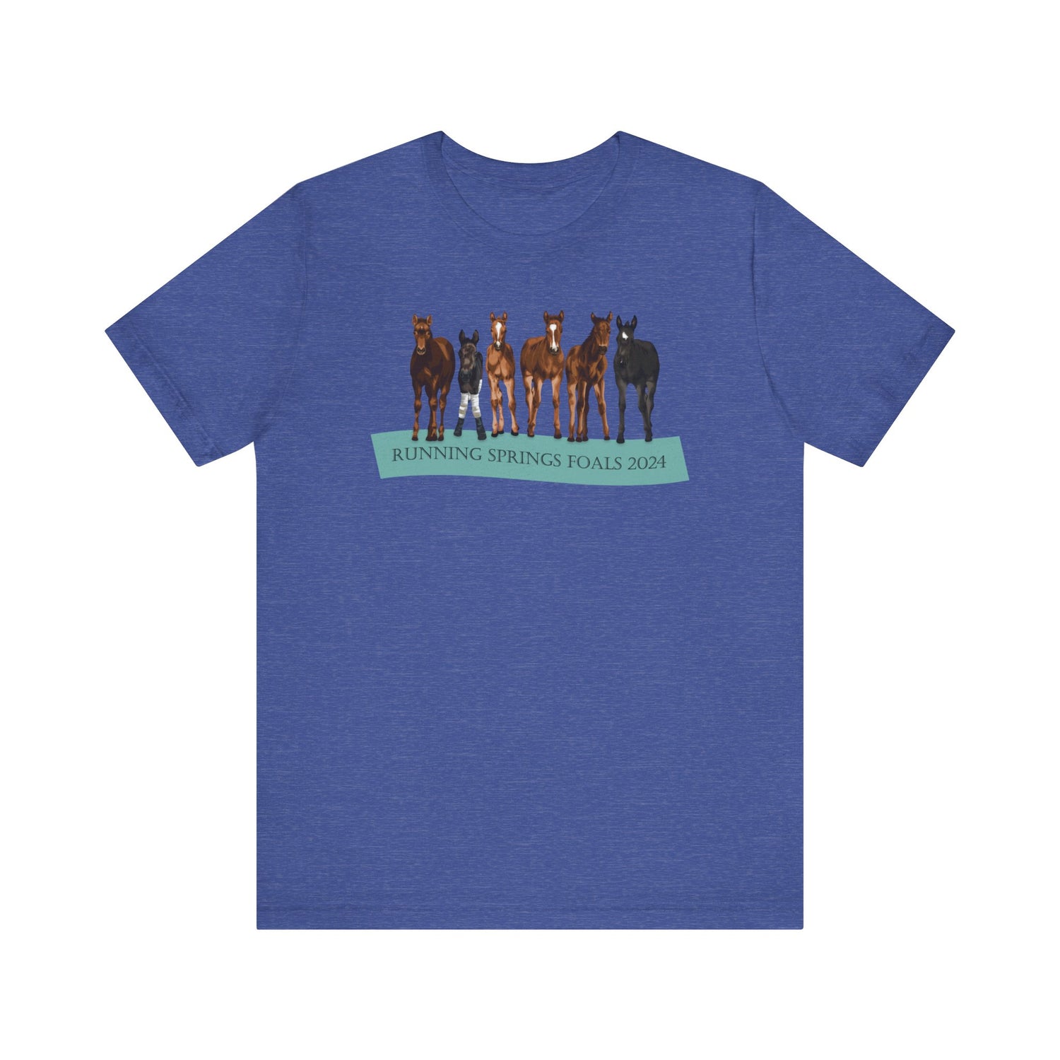 Running Springs 2024 Foals T-Shirt by Katie Van Slyke