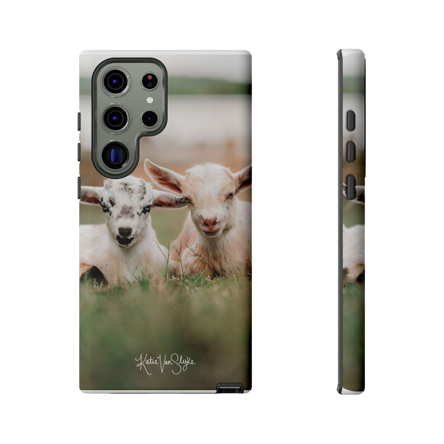 Mini Goats Phone Cases by Katie Van Slyke