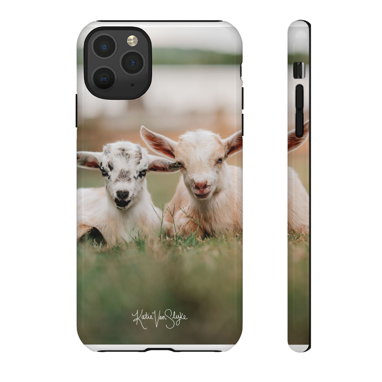 Mini Goats Phone Cases by Katie Van Slyke