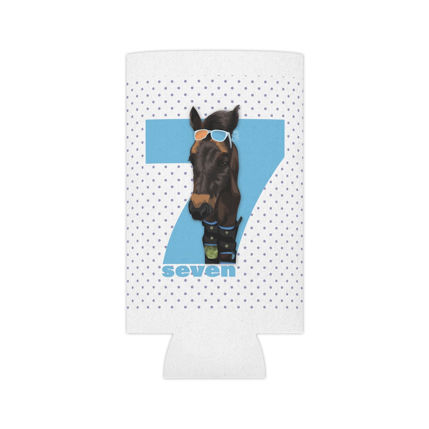 Shady Seven Koozie by Katie Van Slyke