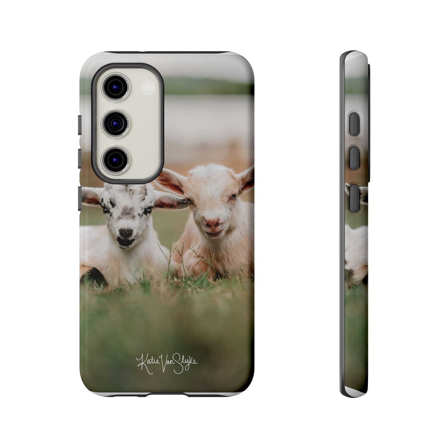 Mini Goats Phone Cases by Katie Van Slyke