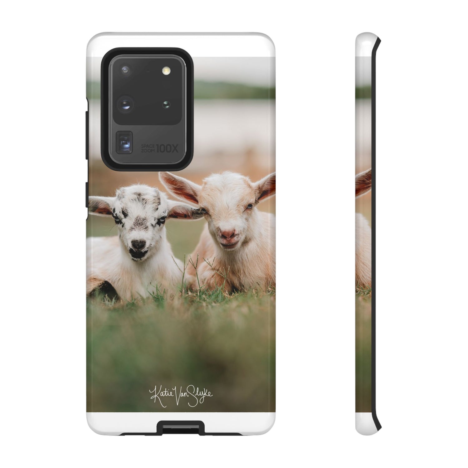 Mini Goats Phone Cases by Katie Van Slyke