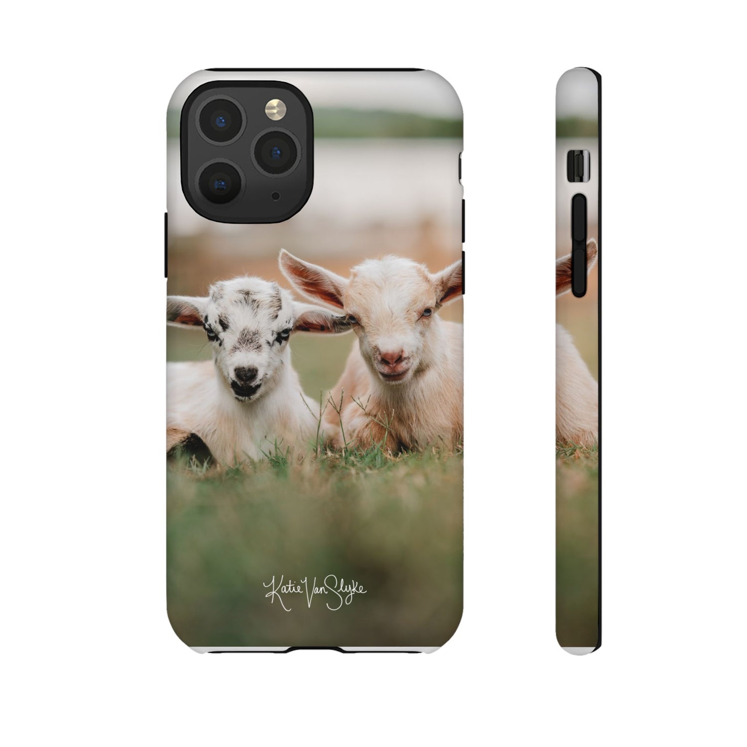 Mini Goats Phone Cases by Katie Van Slyke