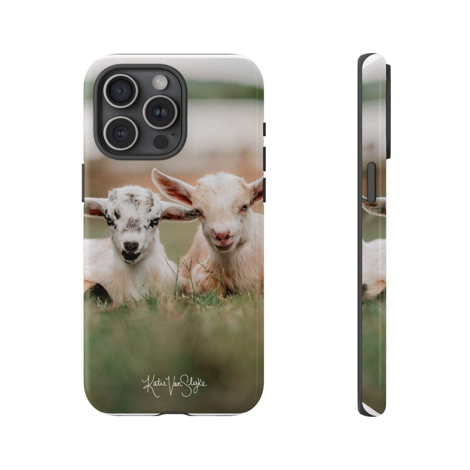 Mini Goats Phone Cases by Katie Van Slyke