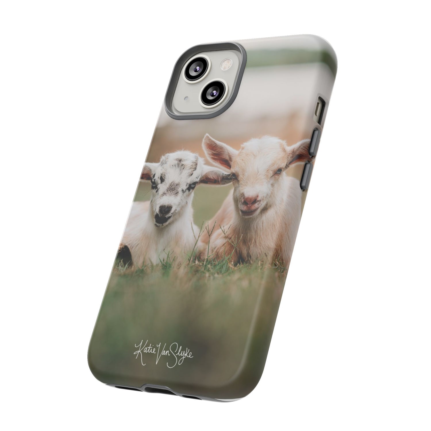 Mini Goats Phone Cases by Katie Van Slyke