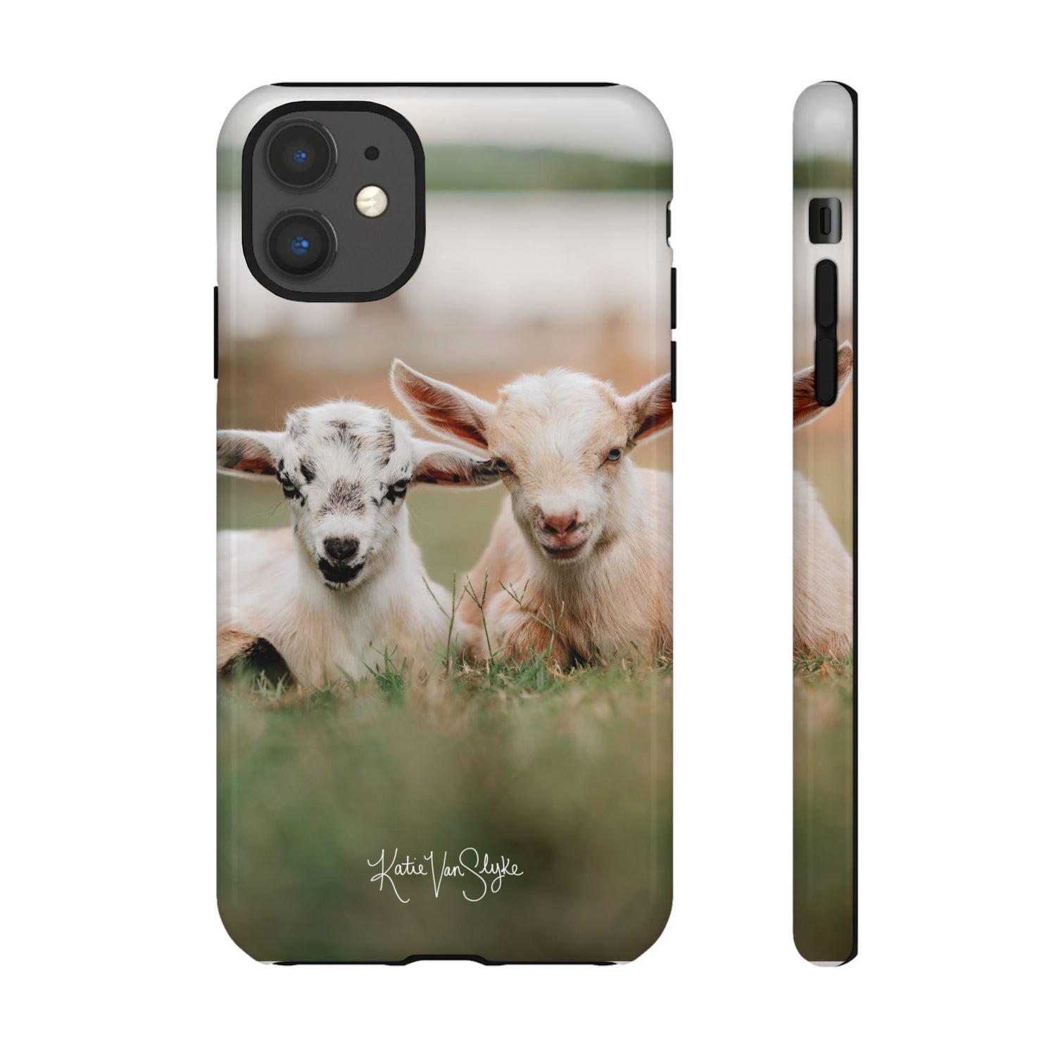 Mini Goats Phone Cases by Katie Van Slyke